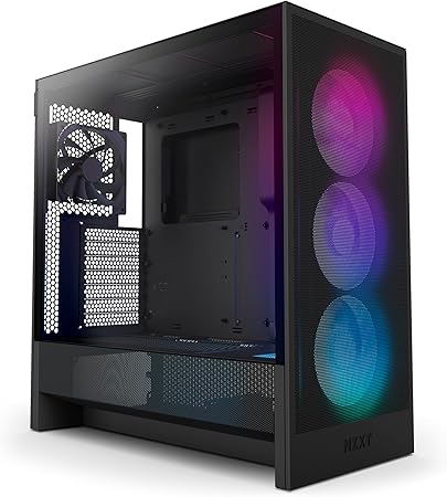 Picture of NZXT H5 Flow RGB 2024 Mid-Tower – Black