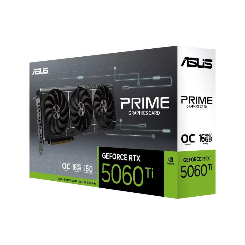 Picture of ASUS Prime GeForce RTX 5060 Ti 16GB GDDR7 OC Edition